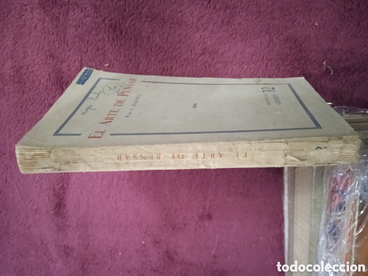 Libros de segunda mano: EL ARTE DE PENSAR / J. BALMES -ED.GERMEN, - Foto 3