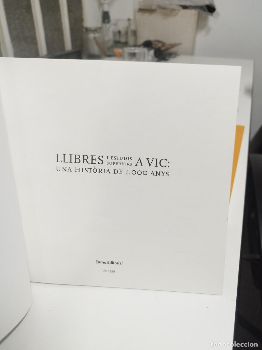 Libros de segunda mano: Llibres i estudis superiors a Vic Eumo Editorial. - Foto 2