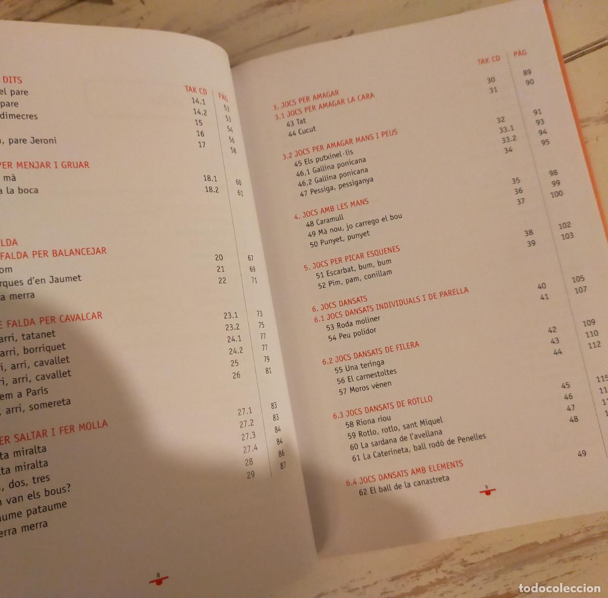 Libros de segunda mano: Recull de moixaines, jocs i can&ccedil;ons per a infants - SIN CD - CATALA - Foto 7