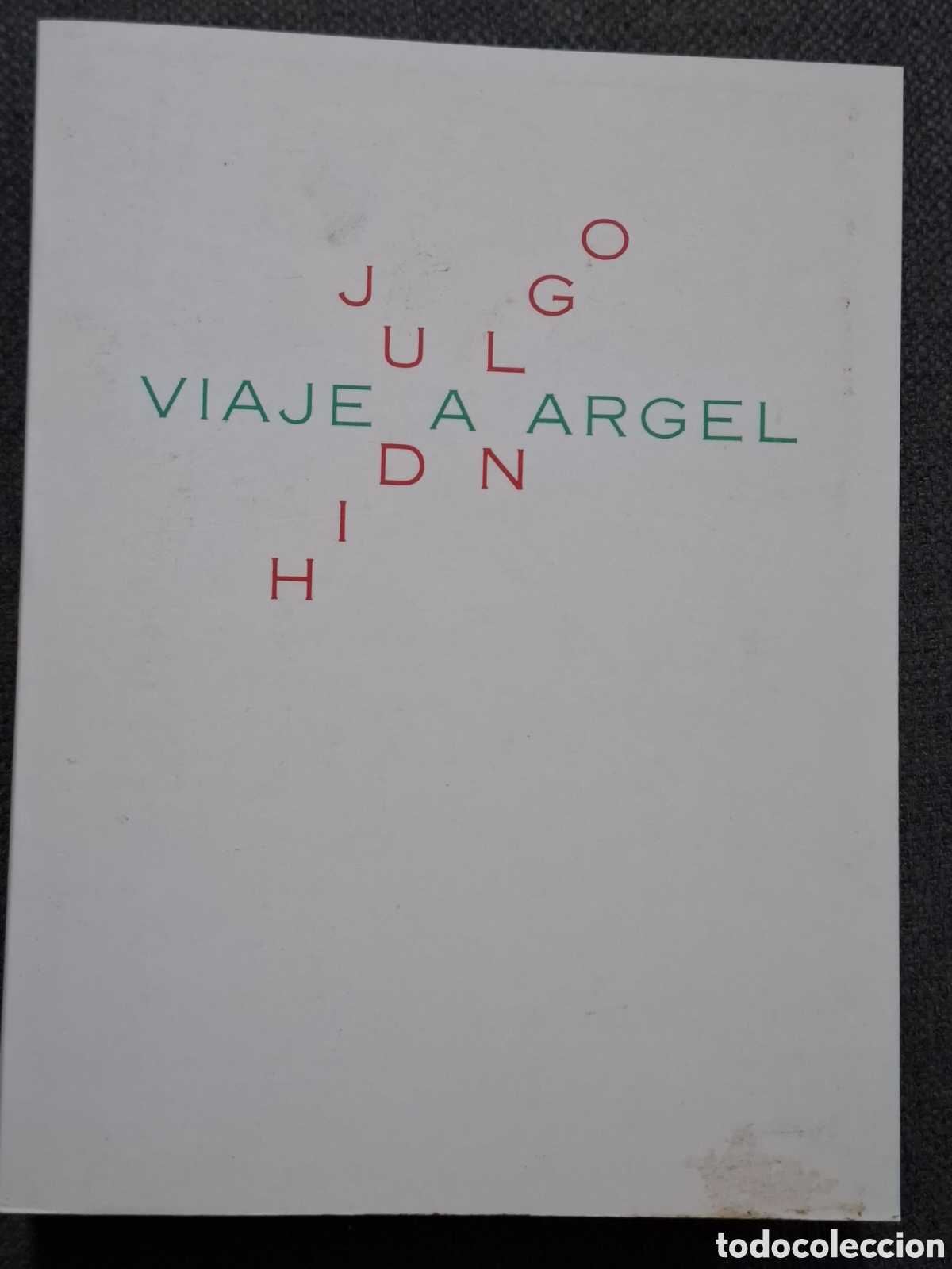 Libros de segunda mano: JUAN HIDALGO. VIAJE A ARGEL. ZAJ. FACSIMIL - Foto 1