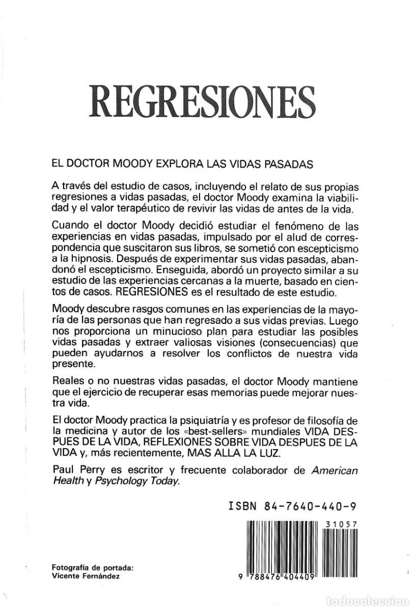Libros de segunda mano: REGRESIONES DR. RAYMOND A. MOODY - Foto 2