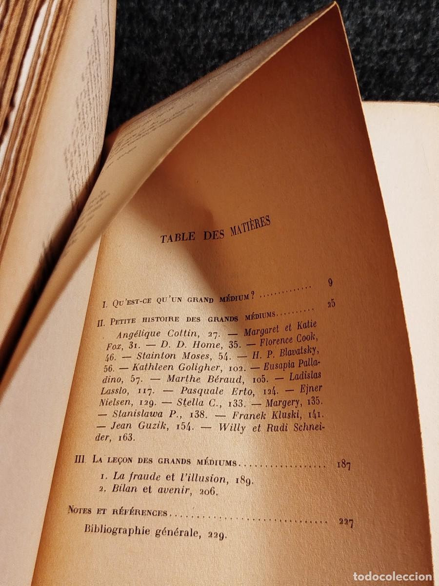 Libros de segunda mano: 1957. Les grands mediums. Robert Amadou. - Foto 4