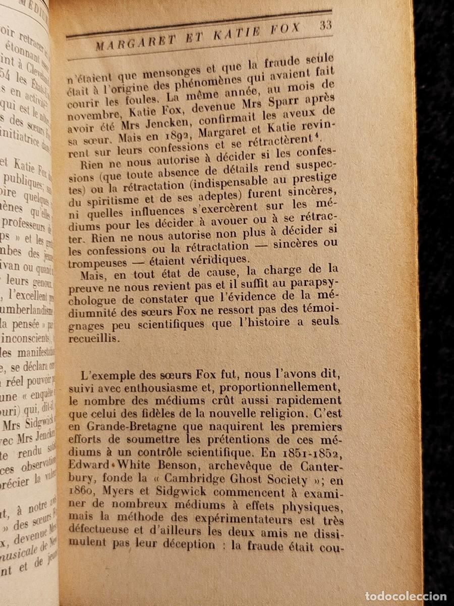 Libros de segunda mano: 1957. Les grands mediums. Robert Amadou. - Foto 5