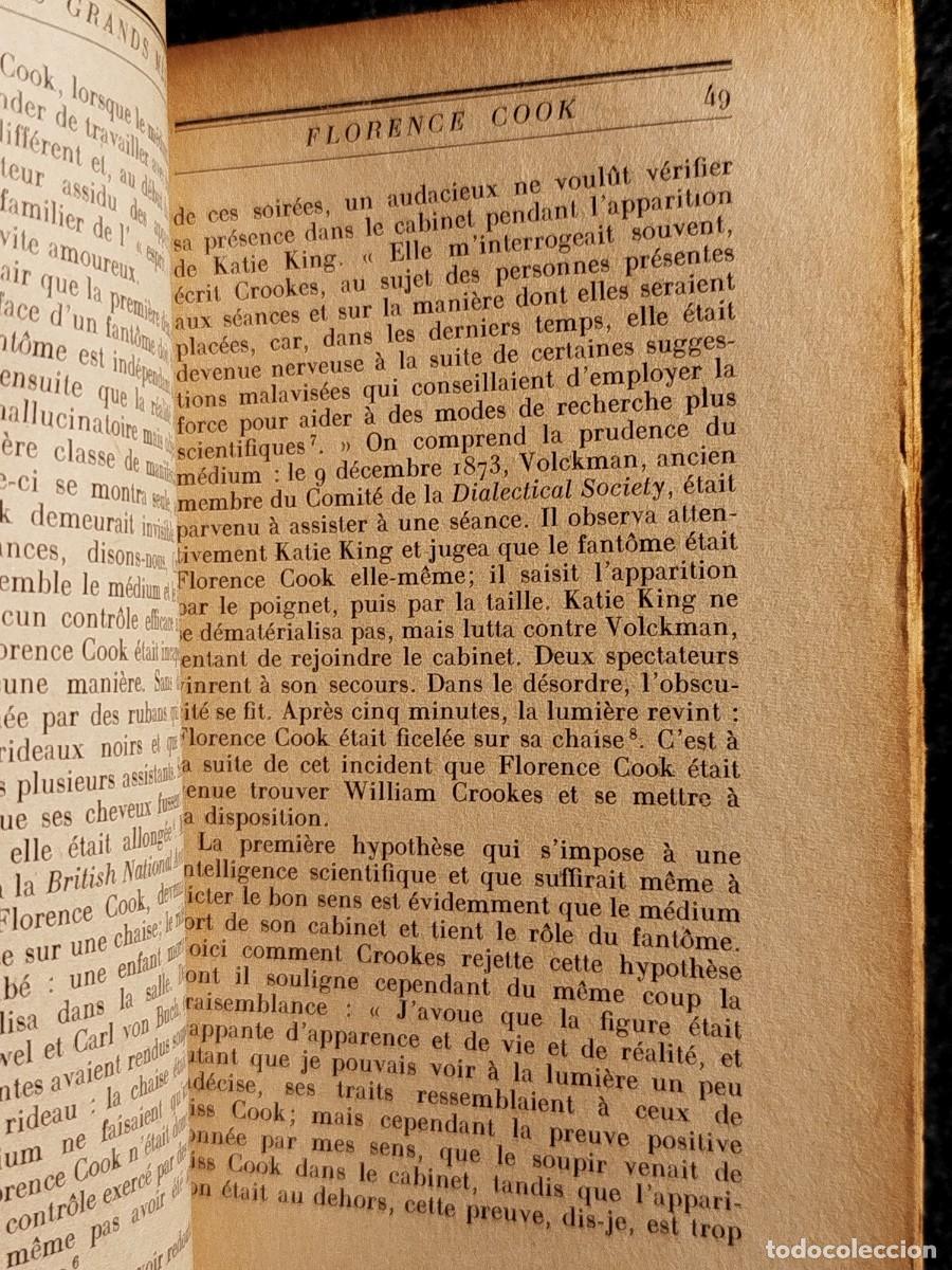 Libros de segunda mano: 1957. Les grands mediums. Robert Amadou. - Foto 6