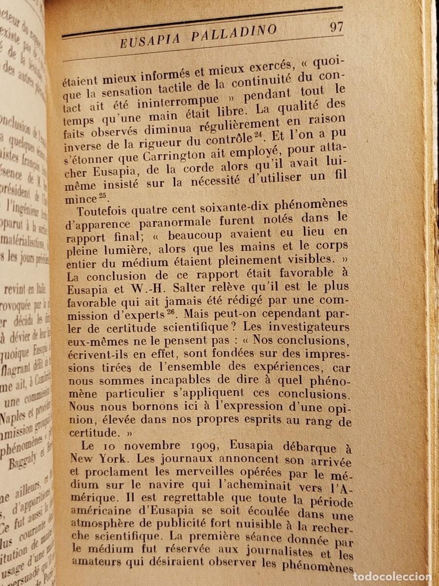 Libros de segunda mano: 1957. Les grands mediums. Robert Amadou. - Foto 8