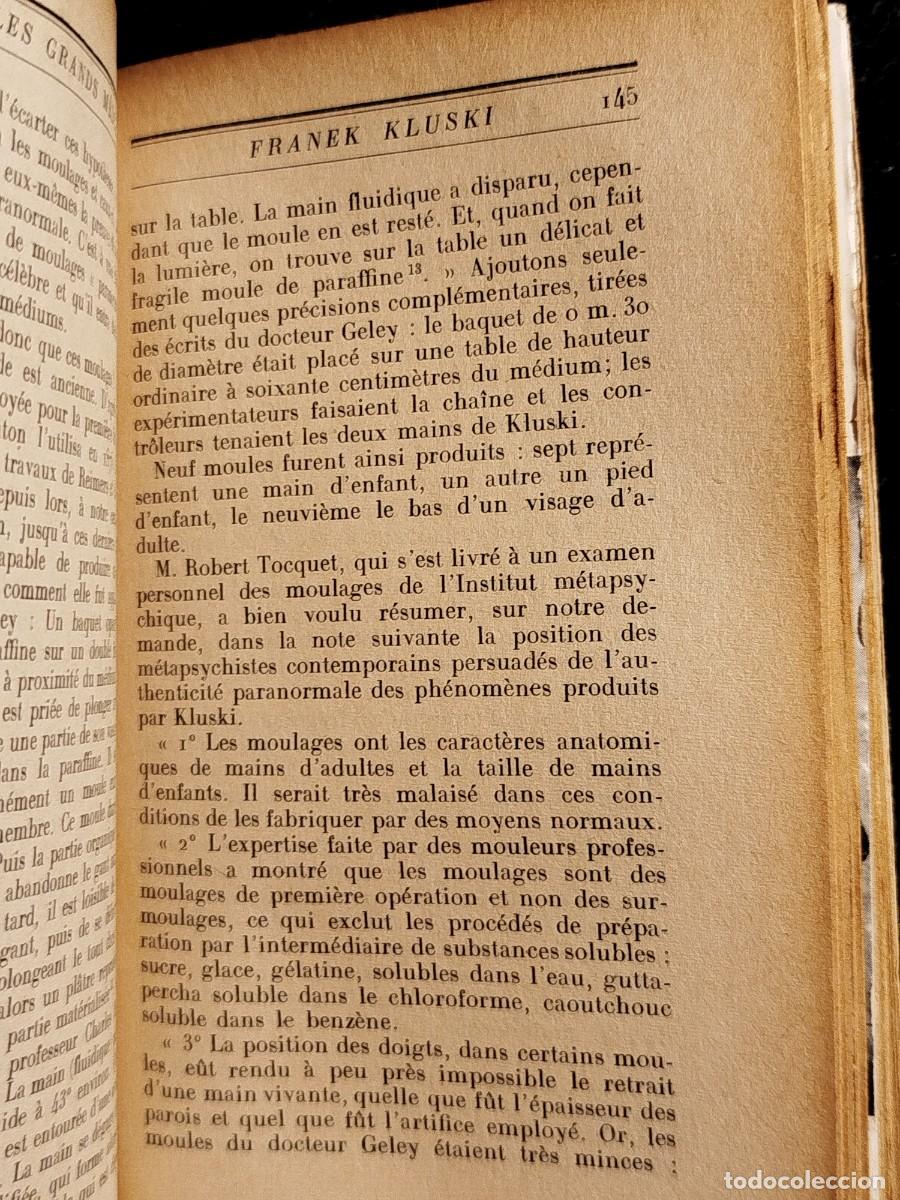 Libros de segunda mano: 1957. Les grands mediums. Robert Amadou. - Foto 12