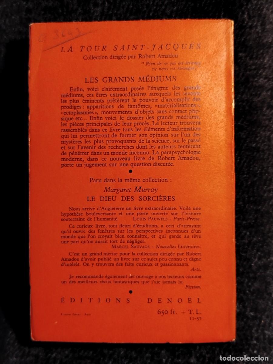 Libros de segunda mano: 1957. Les grands mediums. Robert Amadou. - Foto 15
