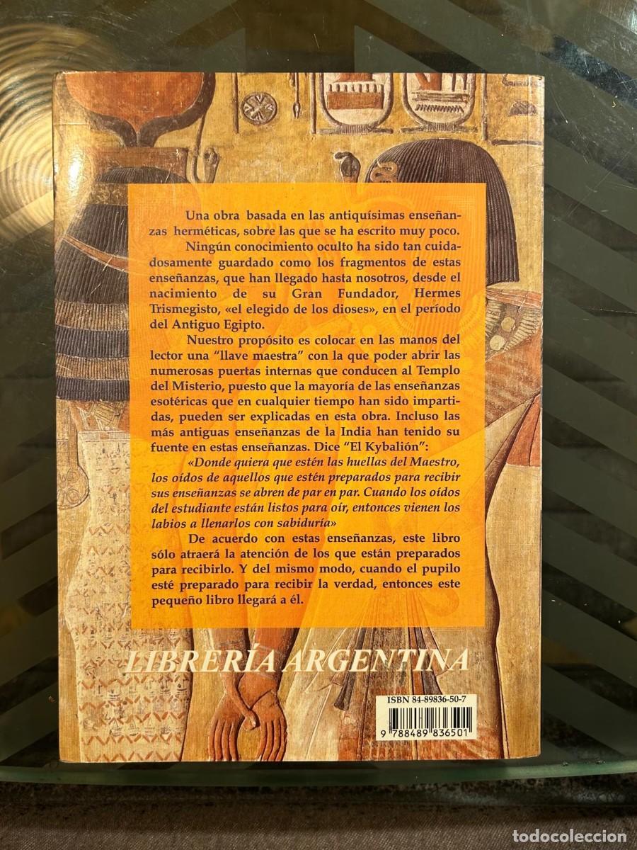 Libros de segunda mano: EL KYBALI&Oacute;N. HERMES TRISMEGISTO - Foto 2