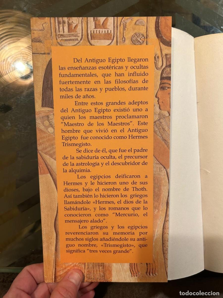 Libros de segunda mano: EL KYBALI&Oacute;N. HERMES TRISMEGISTO - Foto 3