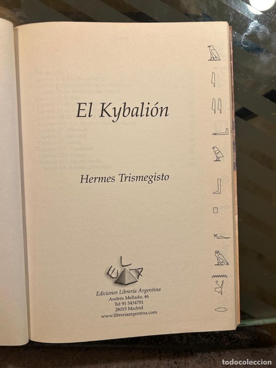 Libros de segunda mano: EL KYBALI&Oacute;N. HERMES TRISMEGISTO - Foto 5