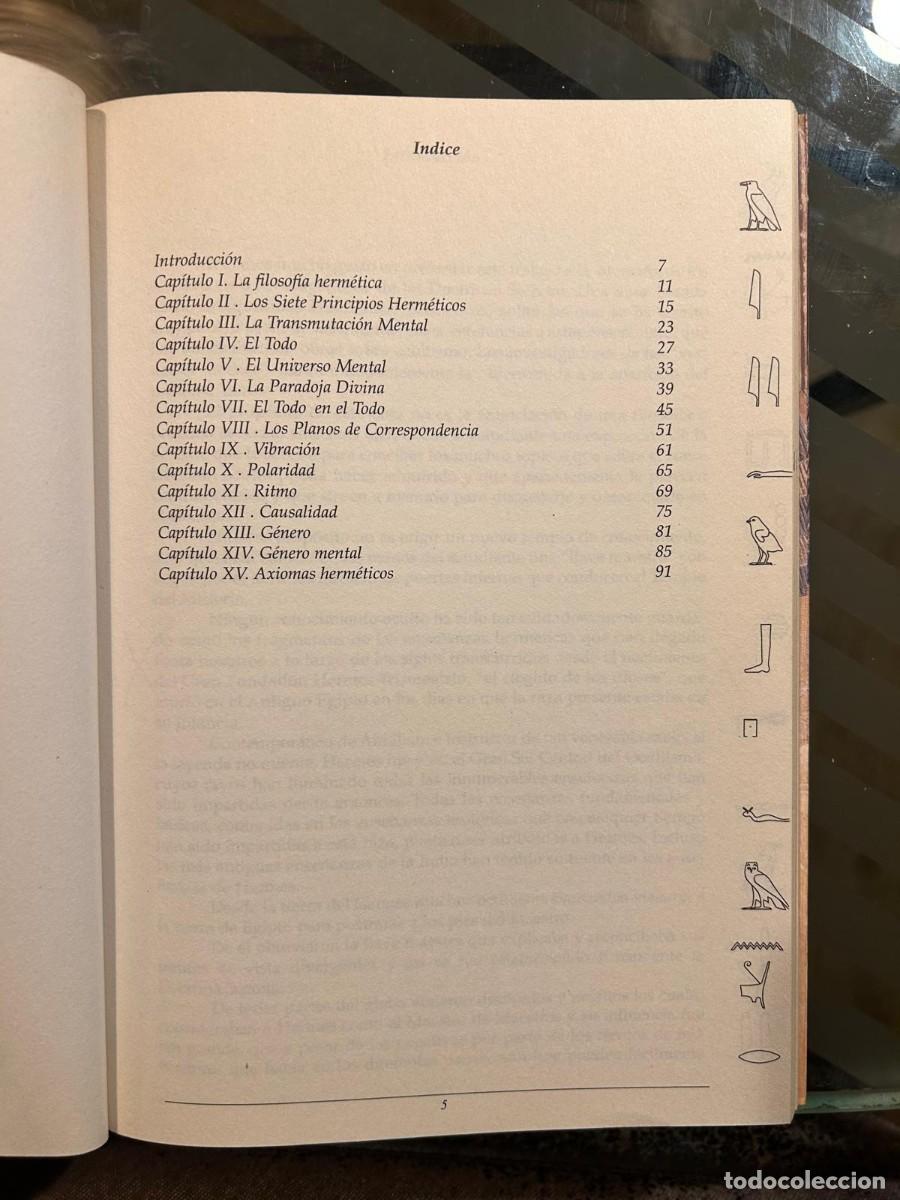 Libros de segunda mano: EL KYBALI&Oacute;N. HERMES TRISMEGISTO - Foto 6