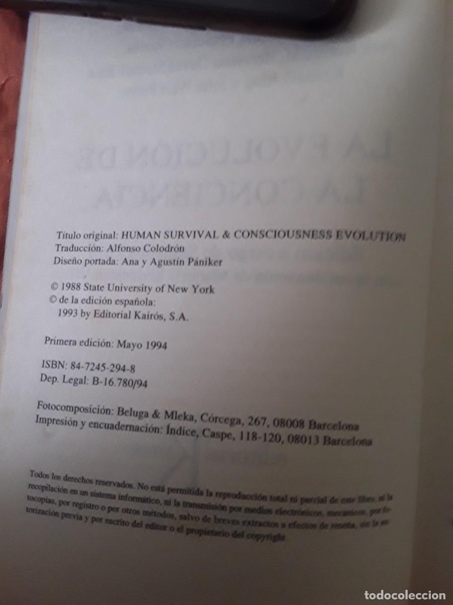 Libros de segunda mano: La evoluci&oacute;n de la conciencia, de Stanislav Grof (ed.) Kaid&oacute;s, 1994 - Foto 2