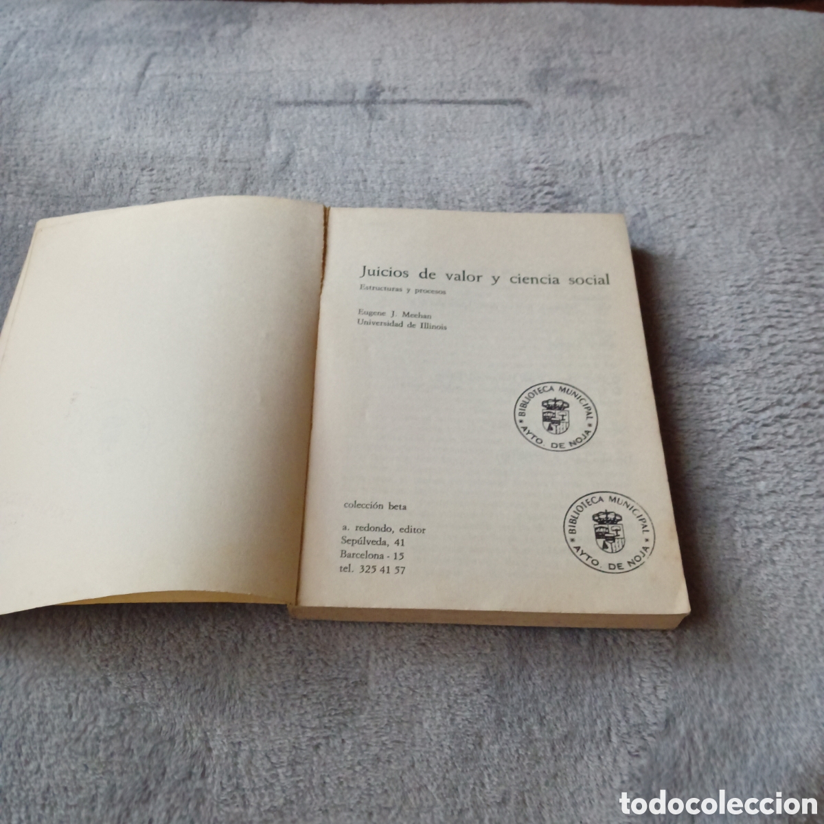 Libros de segunda mano: Juicio de valor y ciencia social - Foto 3