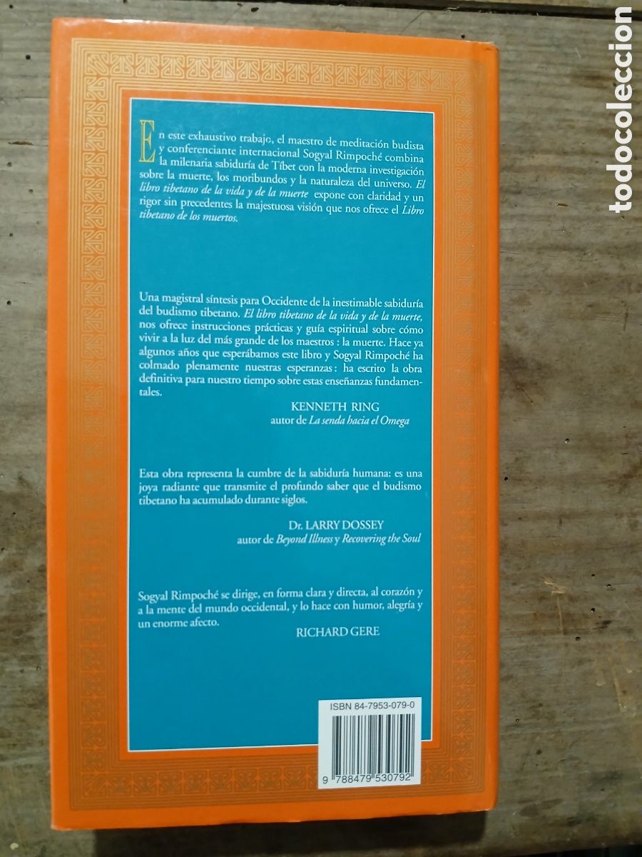 Libros de segunda mano: El libro tibetano de la vida y la muerte. Sogyal Rimpoch&eacute;. - Foto 2