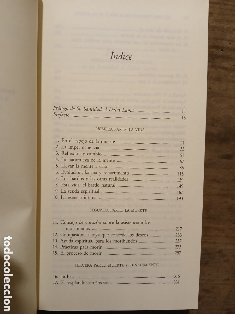 Libros de segunda mano: El libro tibetano de la vida y la muerte. Sogyal Rimpoch&eacute;. - Foto 4