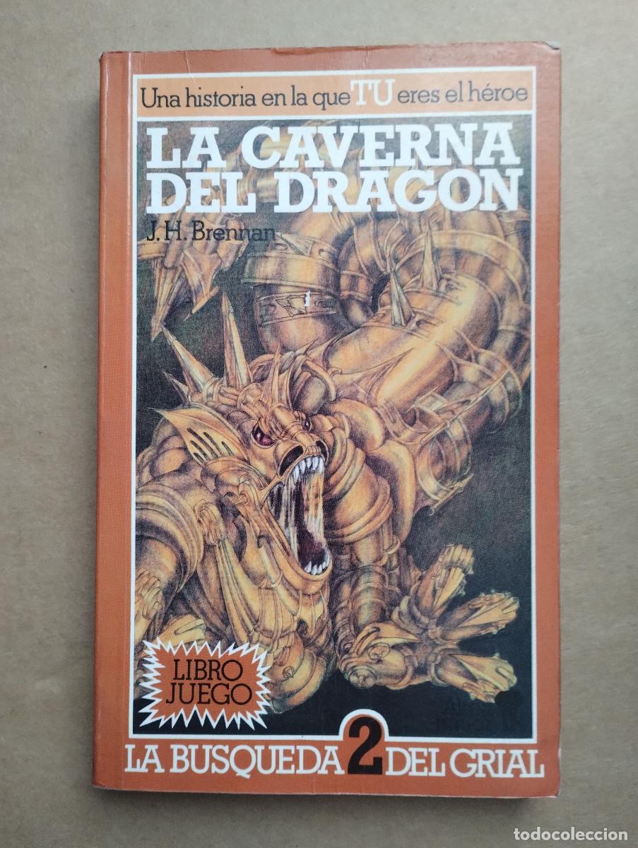 Libros de segunda mano: La caverna del dragon librojuego altea junior busqueda grial 2 - Foto 1