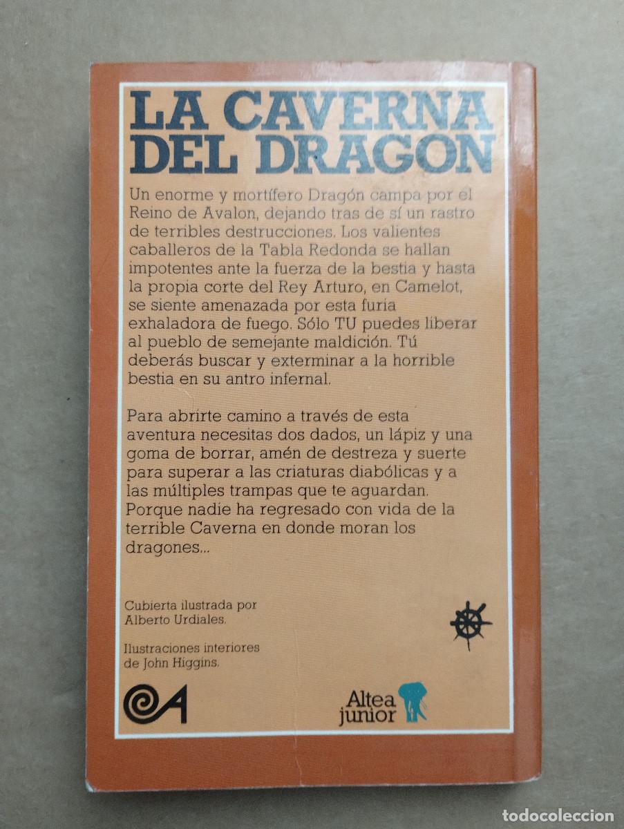 Libros de segunda mano: La caverna del dragon librojuego altea junior busqueda grial 2 - Foto 4