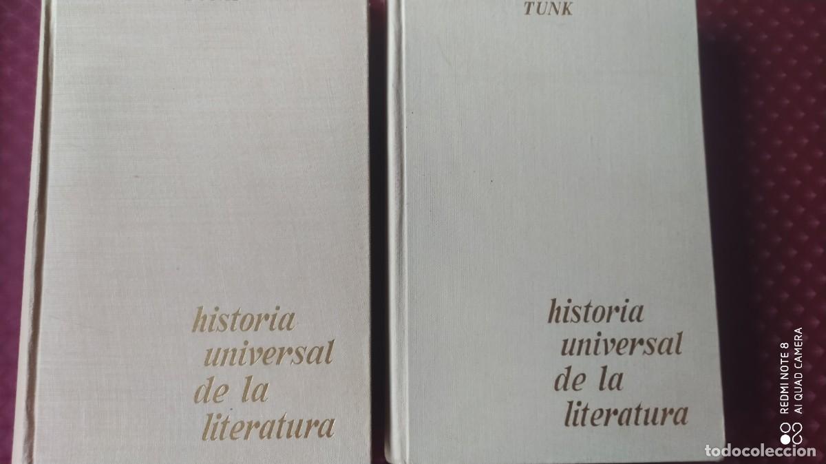 Libros de segunda mano: HISTORIA UNIVERSAL DE LA LITERATURA TUNK TOMOS I Y II - Foto 1