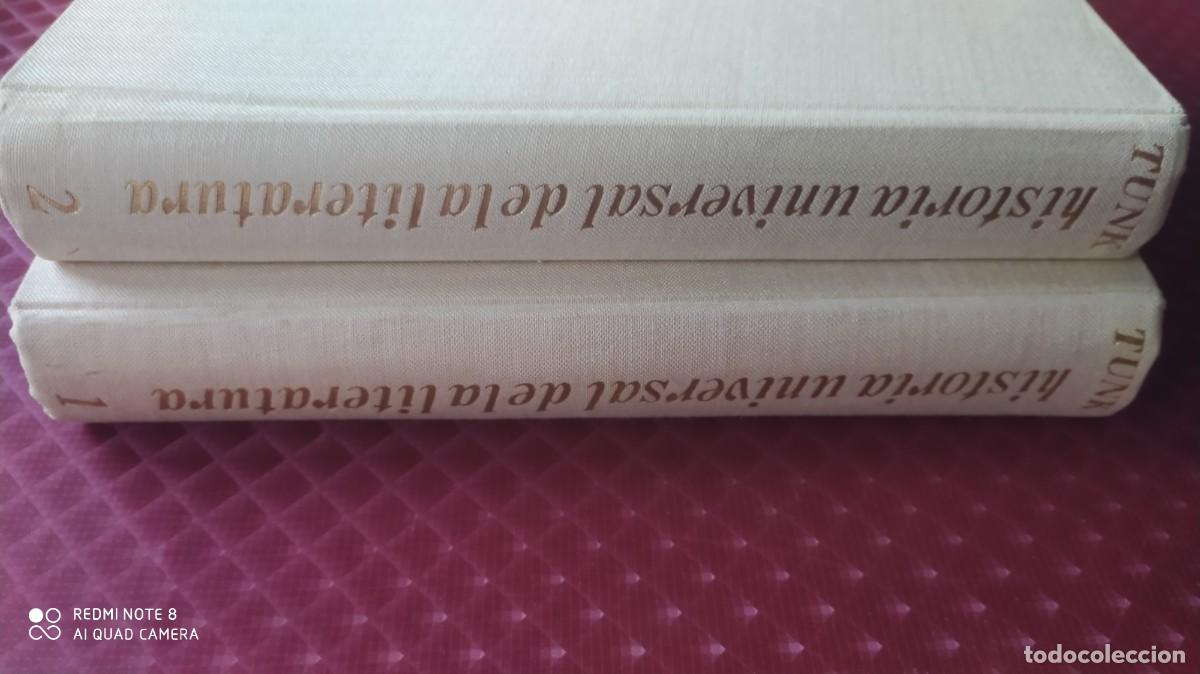 Libros de segunda mano: HISTORIA UNIVERSAL DE LA LITERATURA TUNK TOMOS I Y II - Foto 2