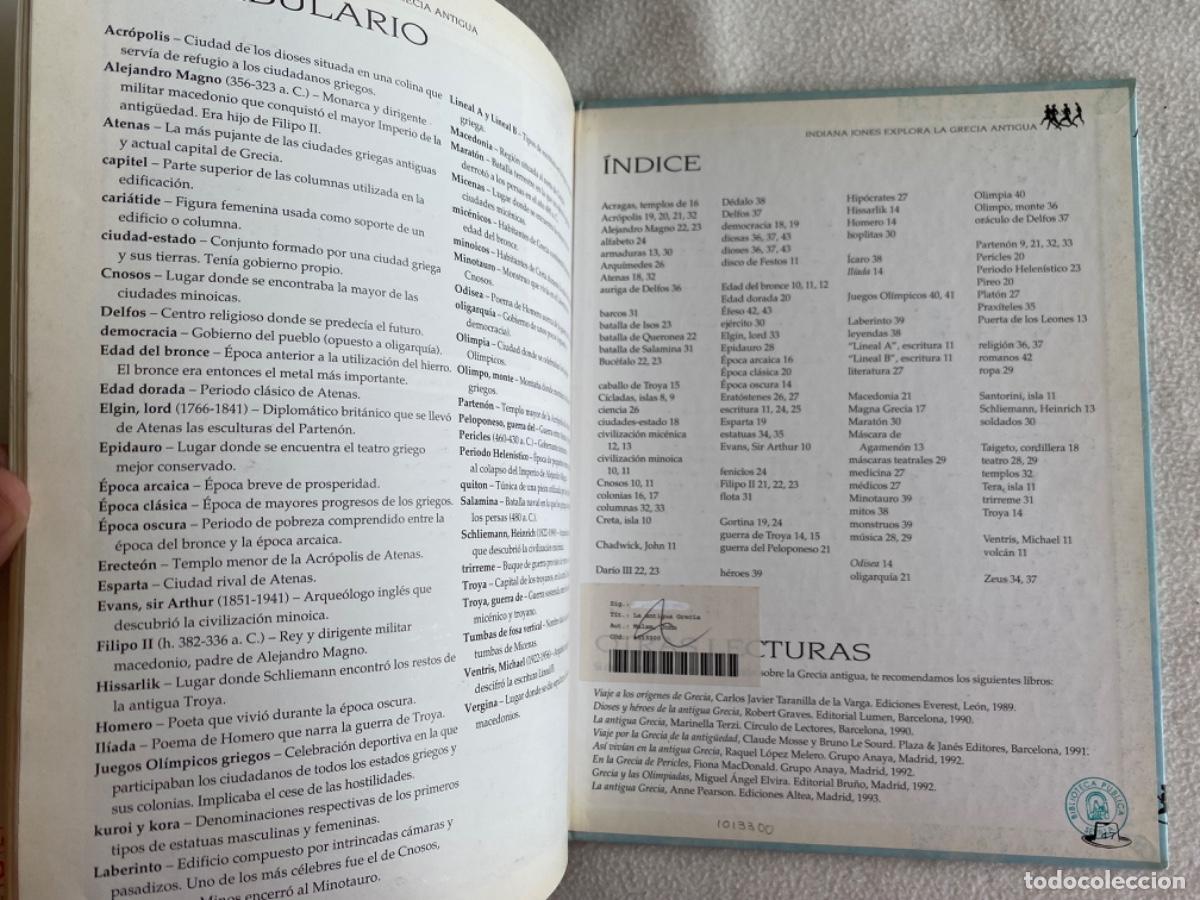 Libros de segunda mano: INDIANA JONES EXPLORA LA ANTIGUA GRECIA BRU&Ntilde;O - Foto 14