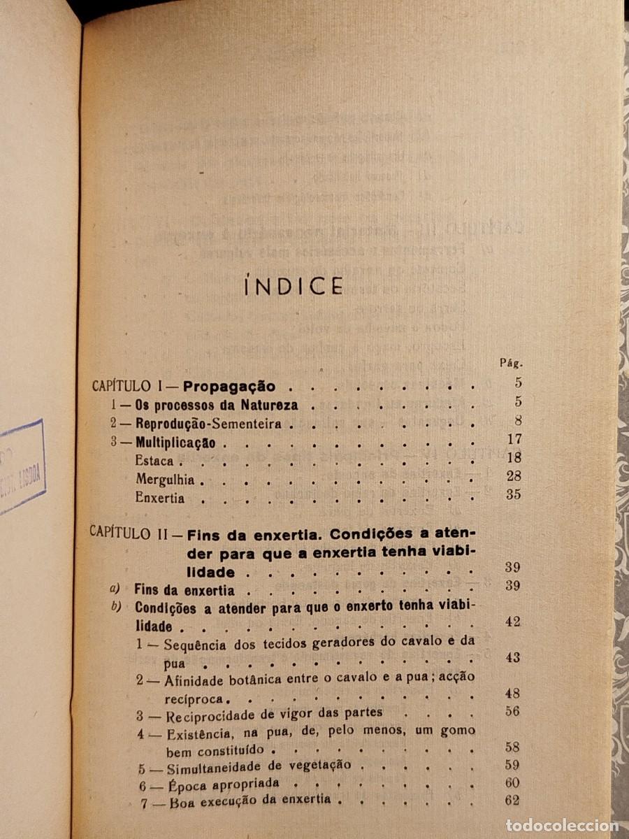 Libros de segunda mano: 1957. Manual de enxertia. Coelho Marques. - Foto 3