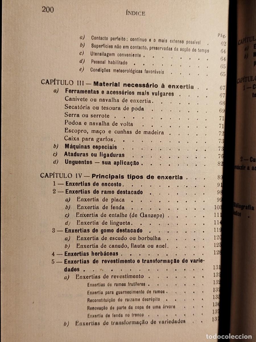 Libros de segunda mano: 1957. Manual de enxertia. Coelho Marques. - Foto 4