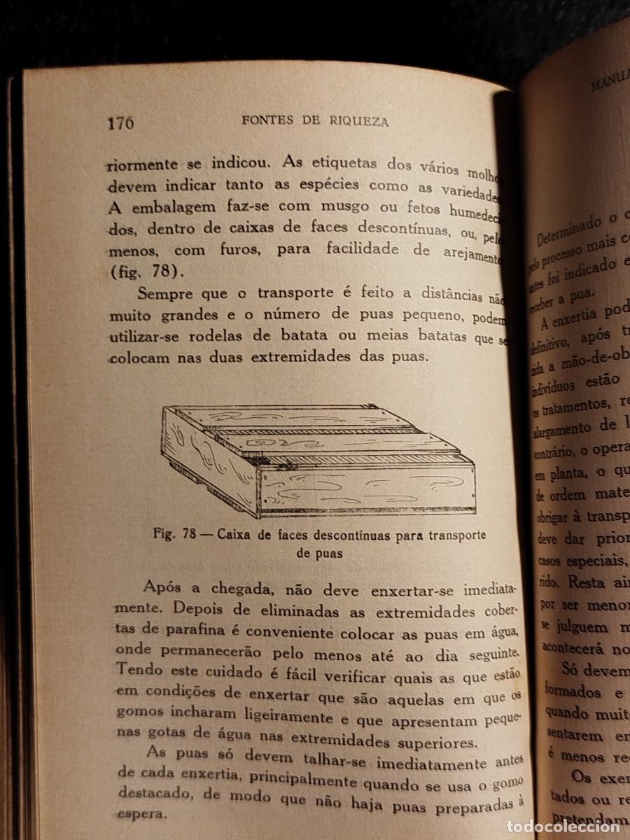 Libros de segunda mano: 1957. Manual de enxertia. Coelho Marques. - Foto 13