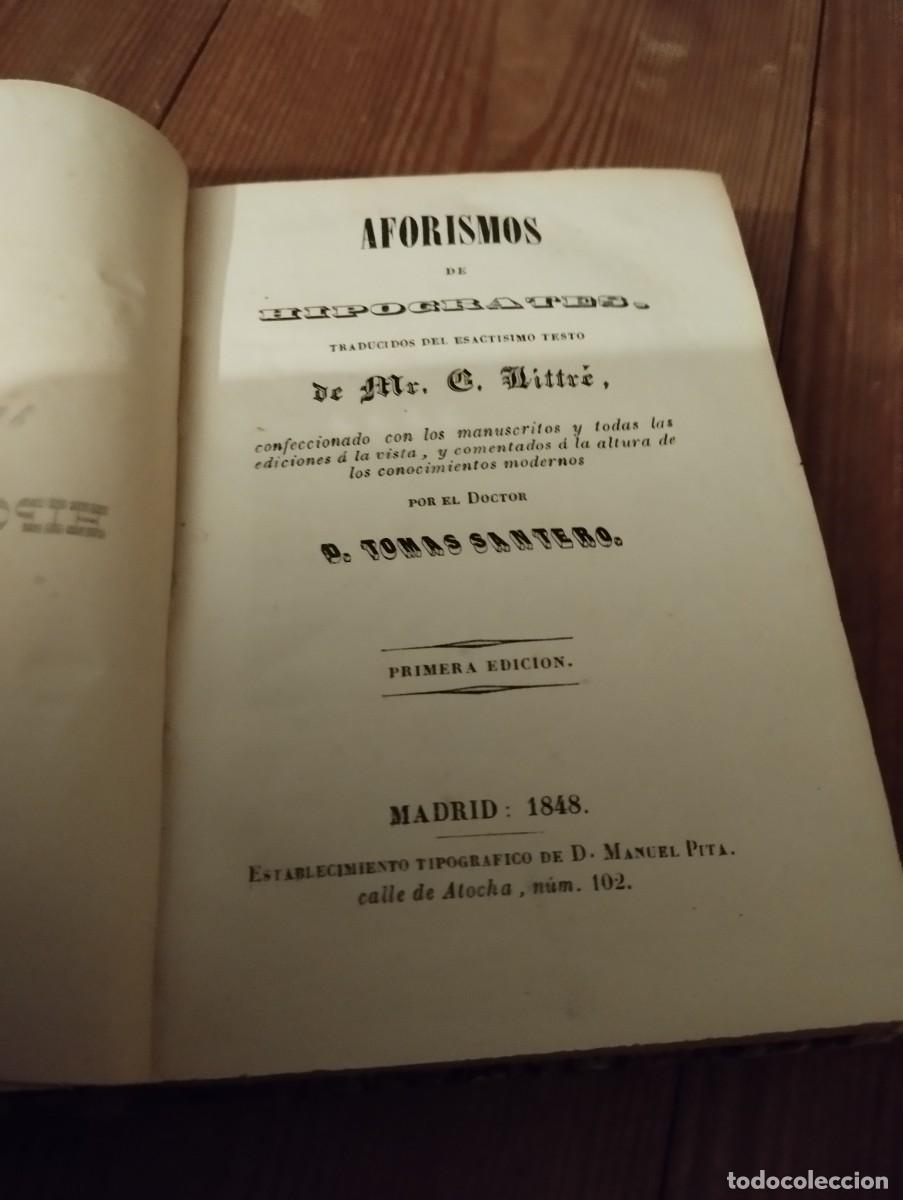 Libros de segunda mano: Aforismos de hipocrates. - Foto 6