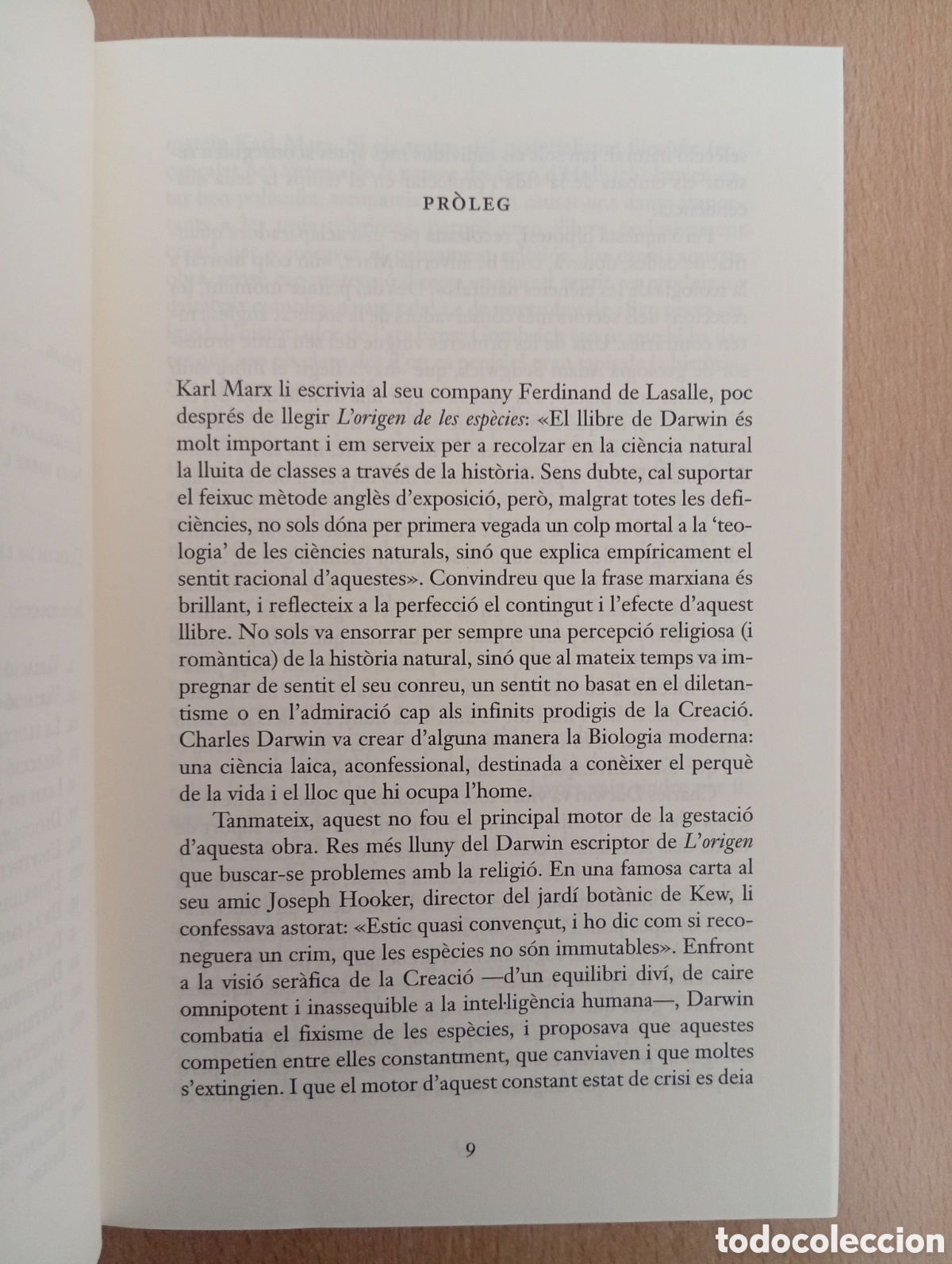 Libros de segunda mano: LORIGEN DE LES ESP&Egrave;CIES. Charles Darwin - Foto 6