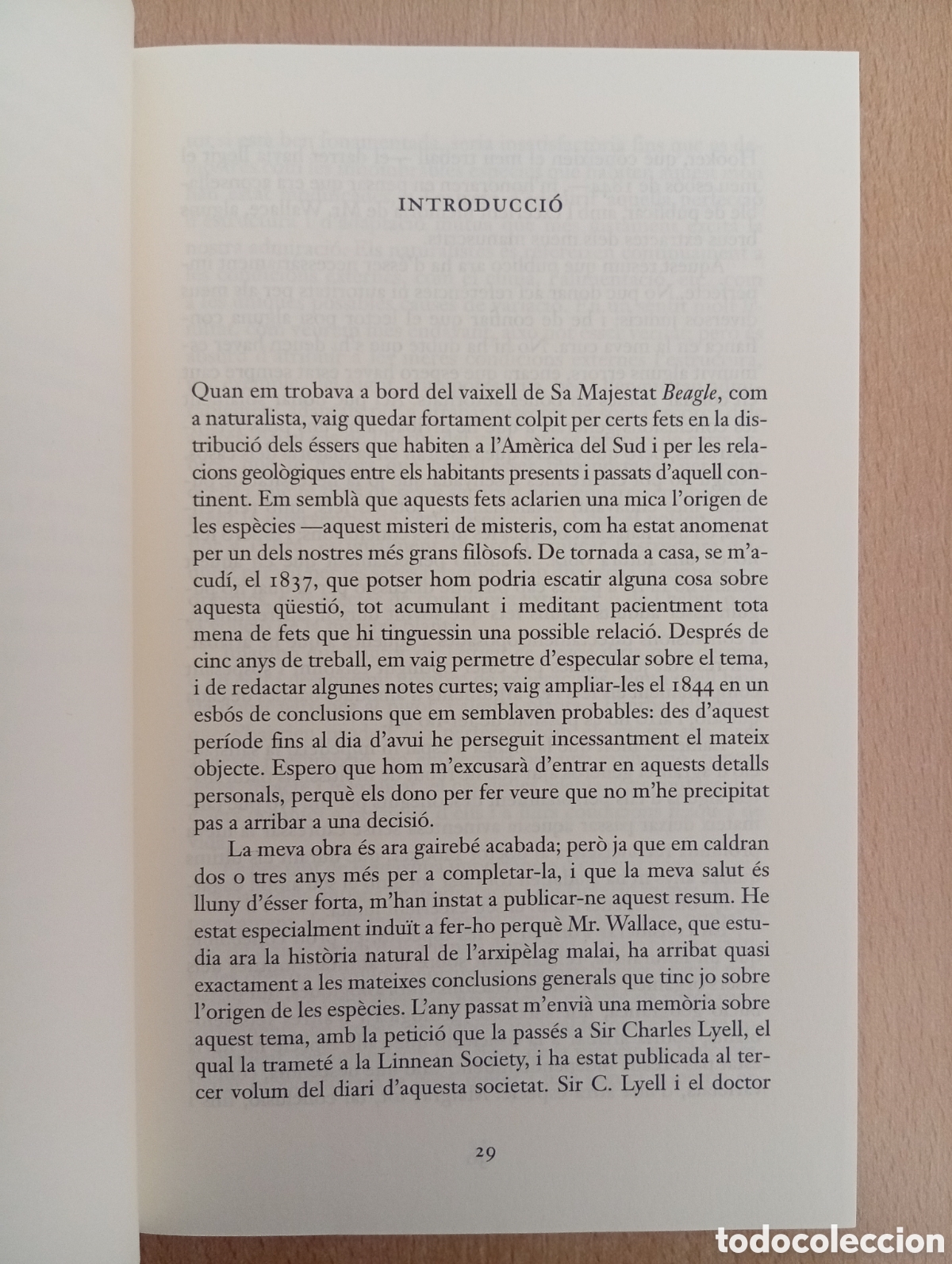 Libros de segunda mano: LORIGEN DE LES ESP&Egrave;CIES. Charles Darwin - Foto 7