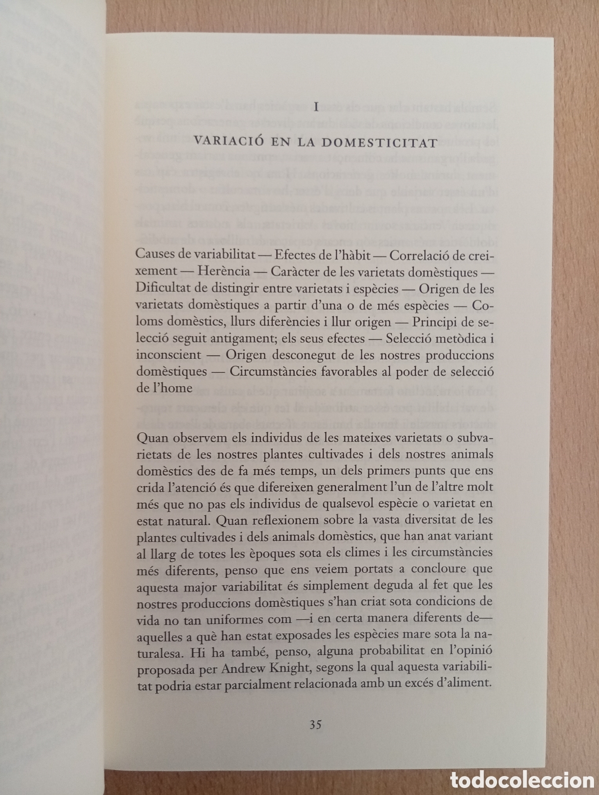 Libros de segunda mano: LORIGEN DE LES ESP&Egrave;CIES. Charles Darwin - Foto 8