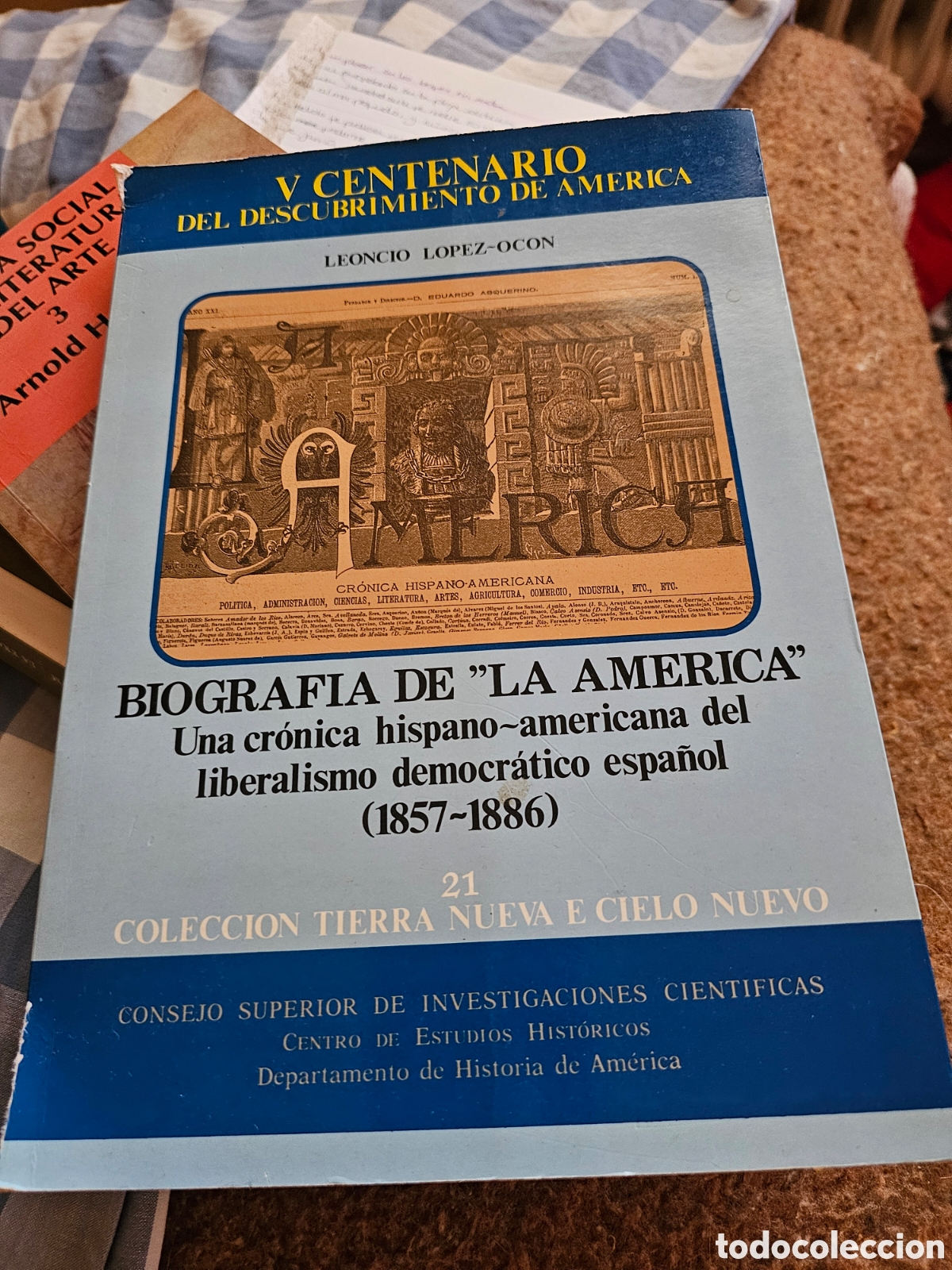 Second hand books: Biograf&iacute;a de La Am&eacute;rica, Lopez-Ocon