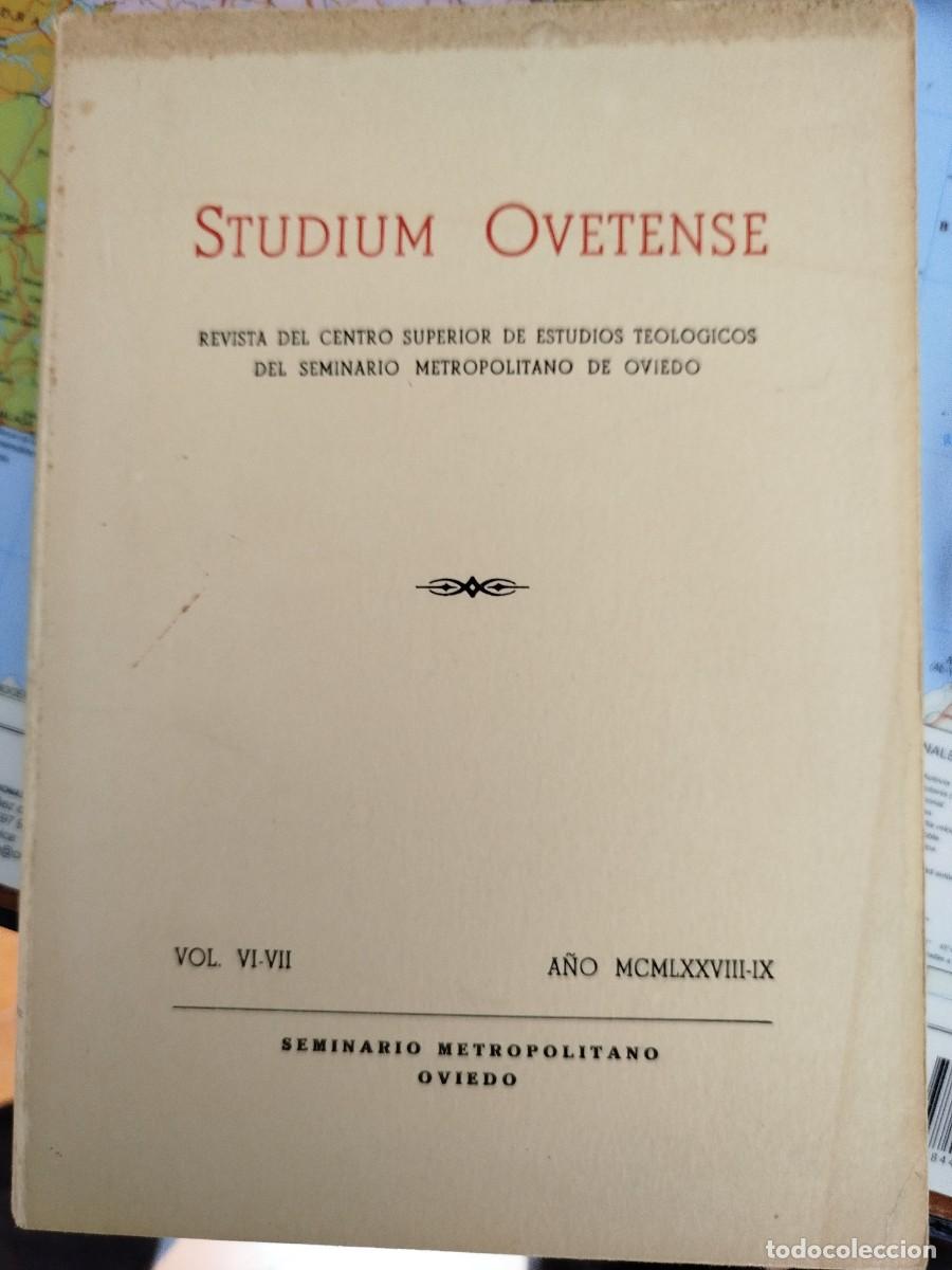 Libros de segunda mano: Studium Ovetense, vols. VI-VII, a&ntilde;os1978-79 VV.AA. Seminario de Oviedo