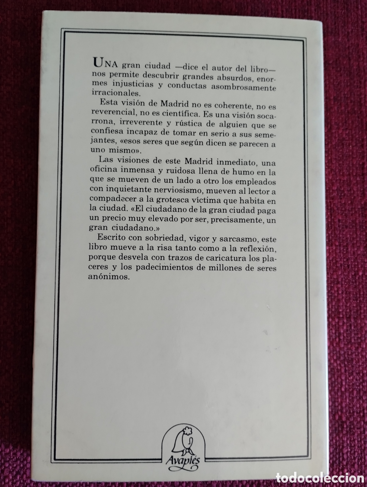Libros de segunda mano: &rdquo;Madrid,Ombligo De Espa&ntilde;a&rdquo;.Ignacio Carri&oacute;n. - Foto 3