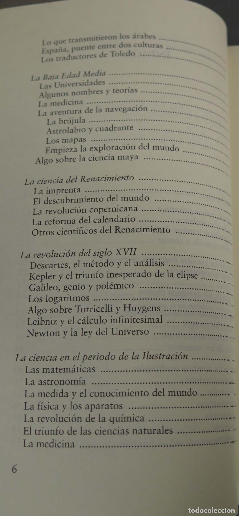 Libros de segunda mano: Historia sencilla de la ciencia Jos&eacute; Luis Comellas - Foto 3