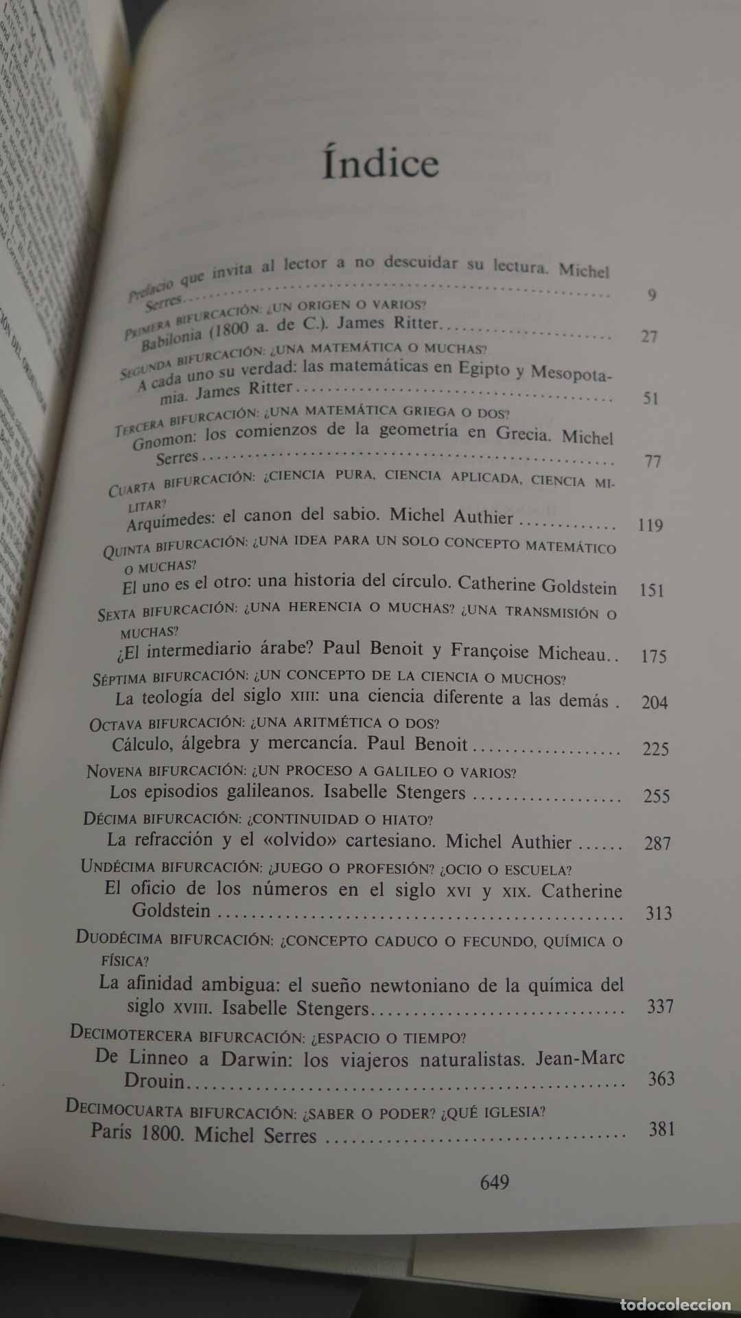 Libros de segunda mano: Historia de las ciencias Serres - Foto 2