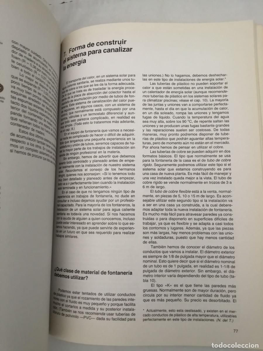 Libros de segunda mano: Construya su propio calentador solar - Foto 3