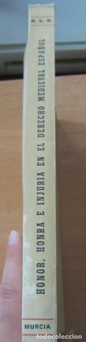 Libros de segunda mano: Honor, Honra e Injuria, de Rafael Serra Ruiz - Foto 2