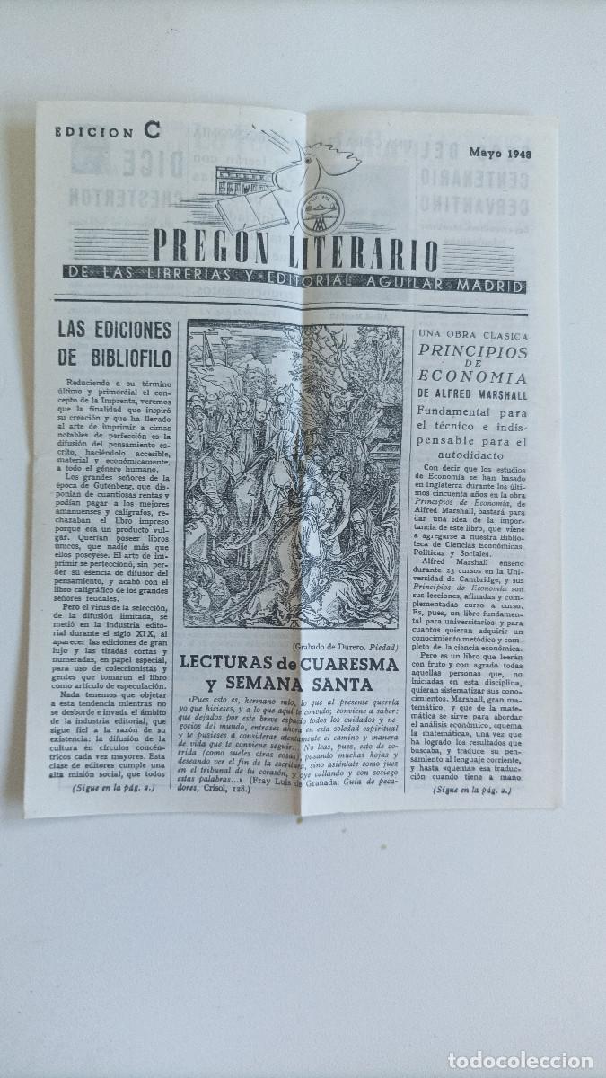 Libros de segunda mano: Preg&oacute;n Literario, Aguilar - Foto 1