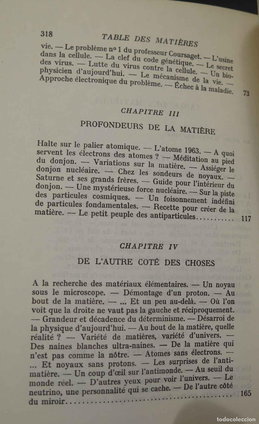 Libros de segunda mano: Voyage au bout de la science Pierre Rousseau - Foto 3