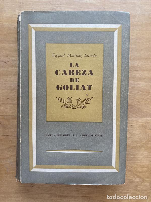 Gebrauchte B&uuml;cher: La cabeza de Goliat - Martinez Estrada, Ezequiel