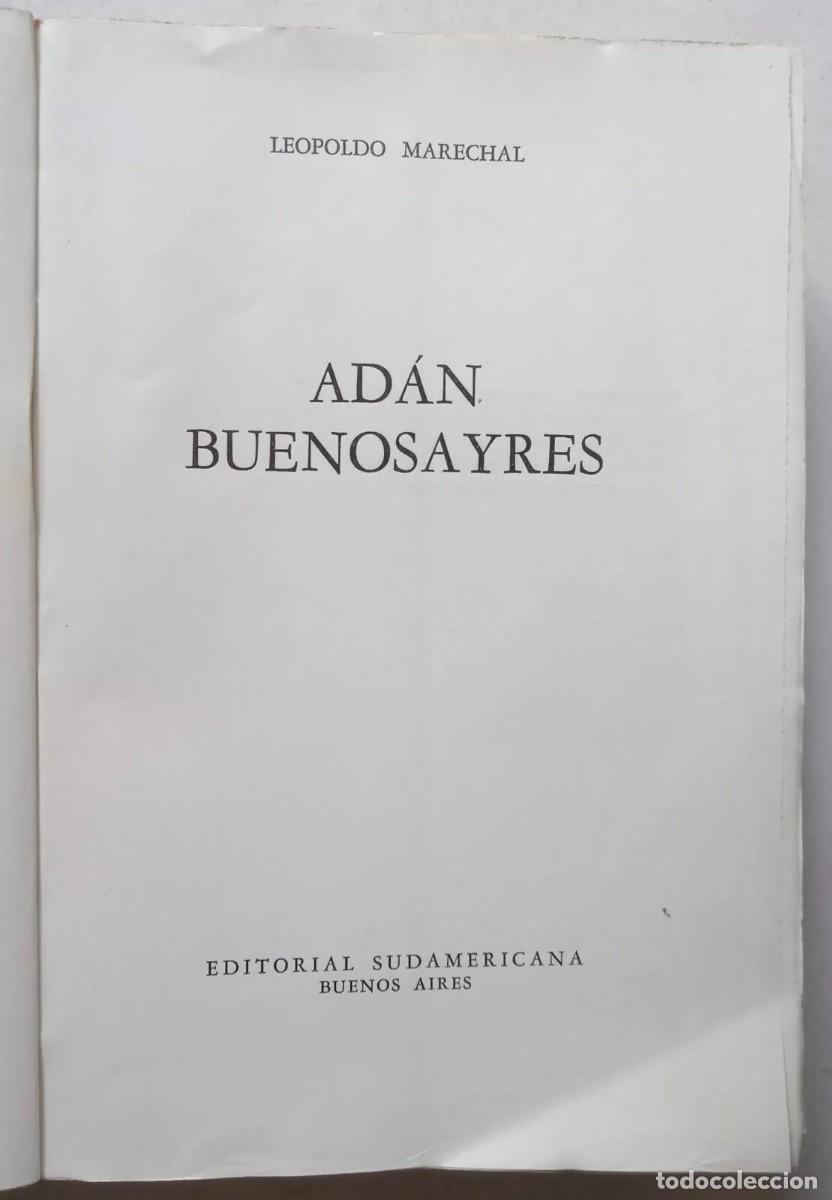 Libros de segunda mano: Marechal, Leopoldo - Ad&aacute;n Buenosayres - Primera Edici&oacute;n - (1948) - Foto 2