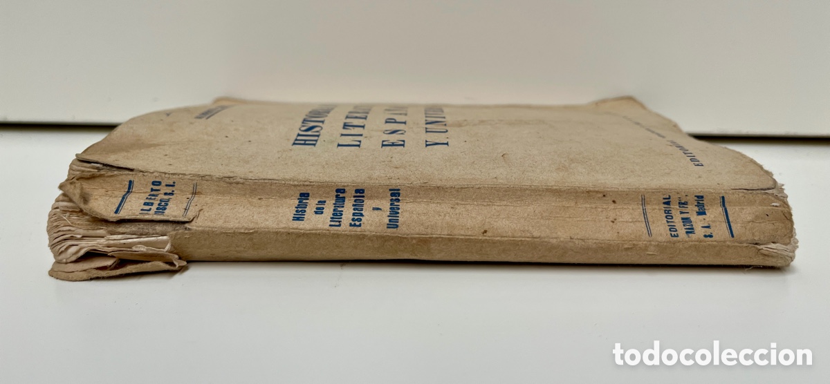 Libros de segunda mano: Historia de la literatura Espa&ntilde;ola y Universal. - Foto 2