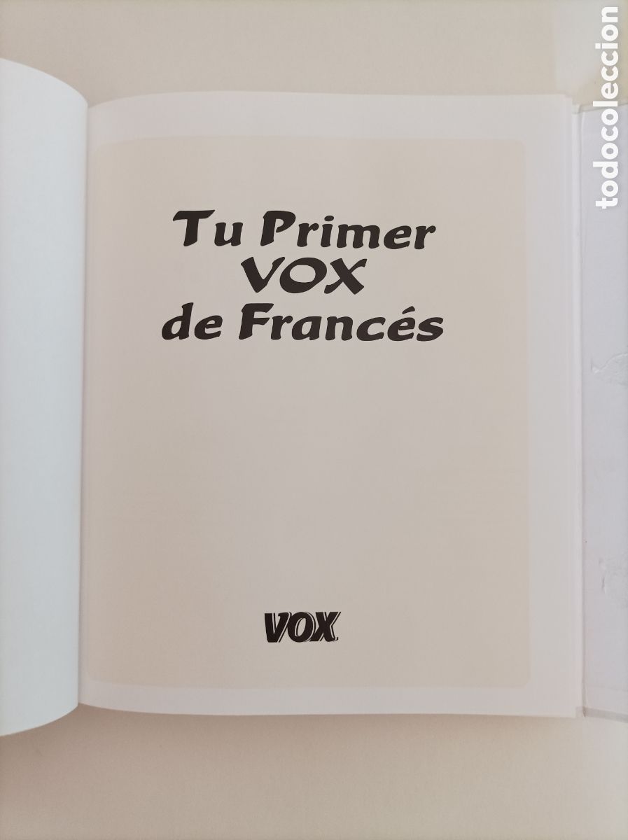 Libros de segunda mano: Tu primer vox de franc&eacute;s. Larousse, - Foto 2