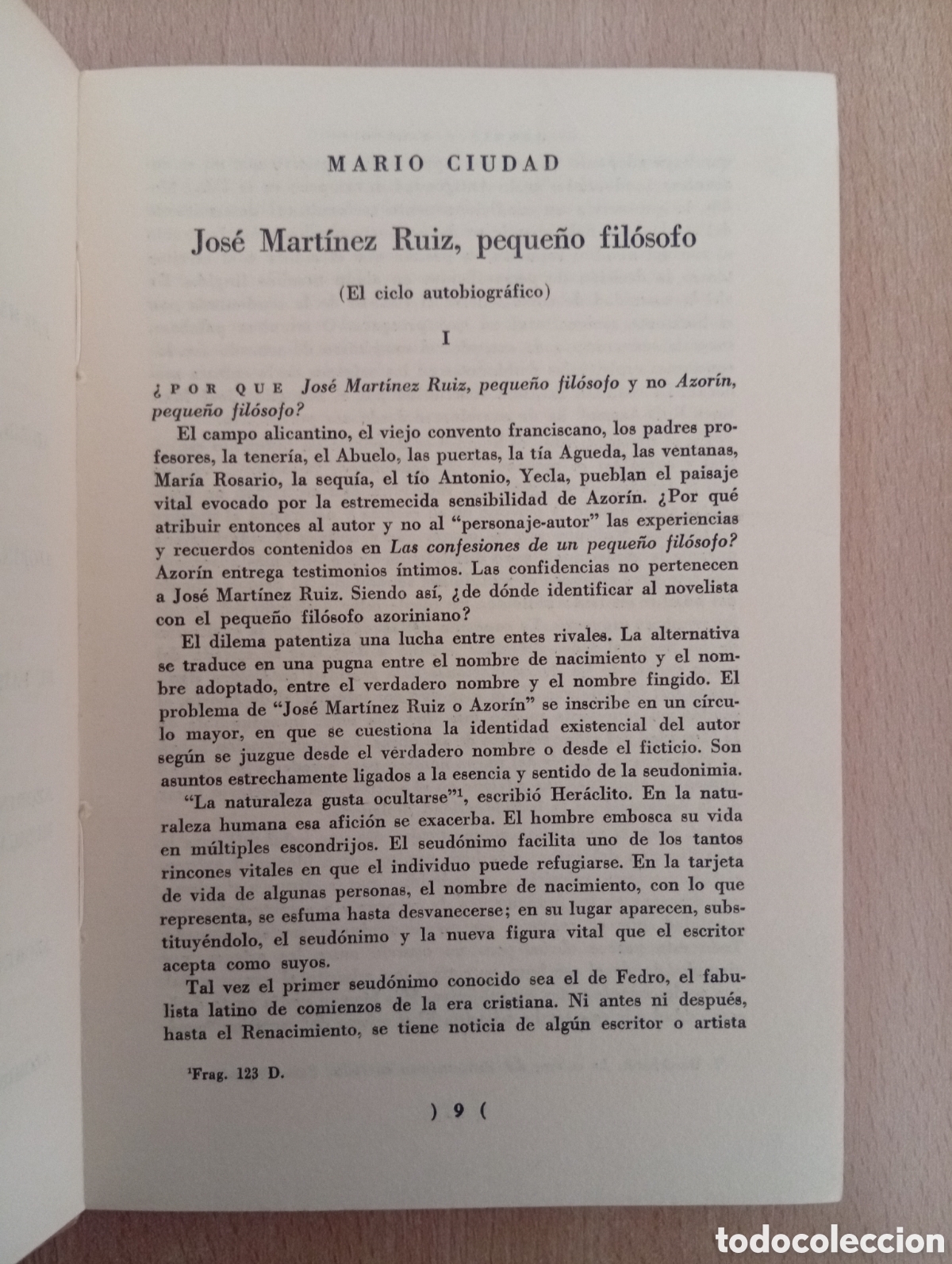 Libros de segunda mano: AZOR&Iacute;N. AA.VV. Universidad de Chile (1968) - Foto 12