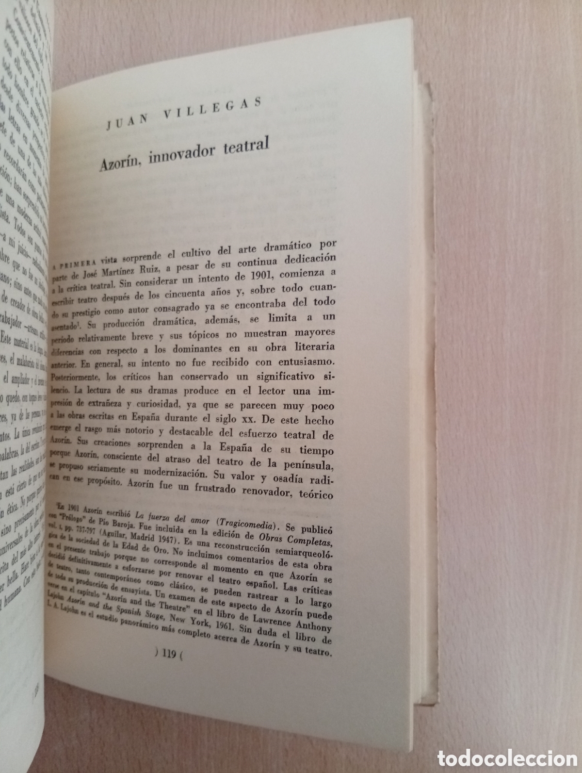 Libros de segunda mano: AZOR&Iacute;N. AA.VV. Universidad de Chile (1968) - Foto 18
