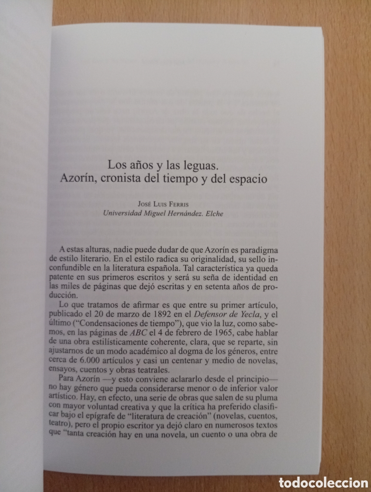 Libros de segunda mano: AZOR&Iacute;N, PERIODISTA. AA.VV. - Foto 12