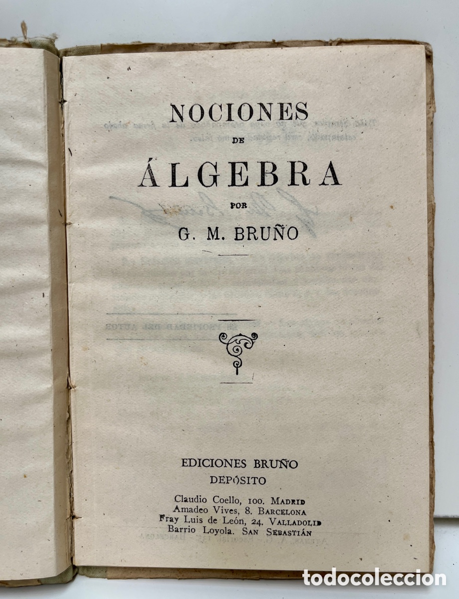 Libros de segunda mano: Nociones de &Aacute;lgebra. - Foto 4