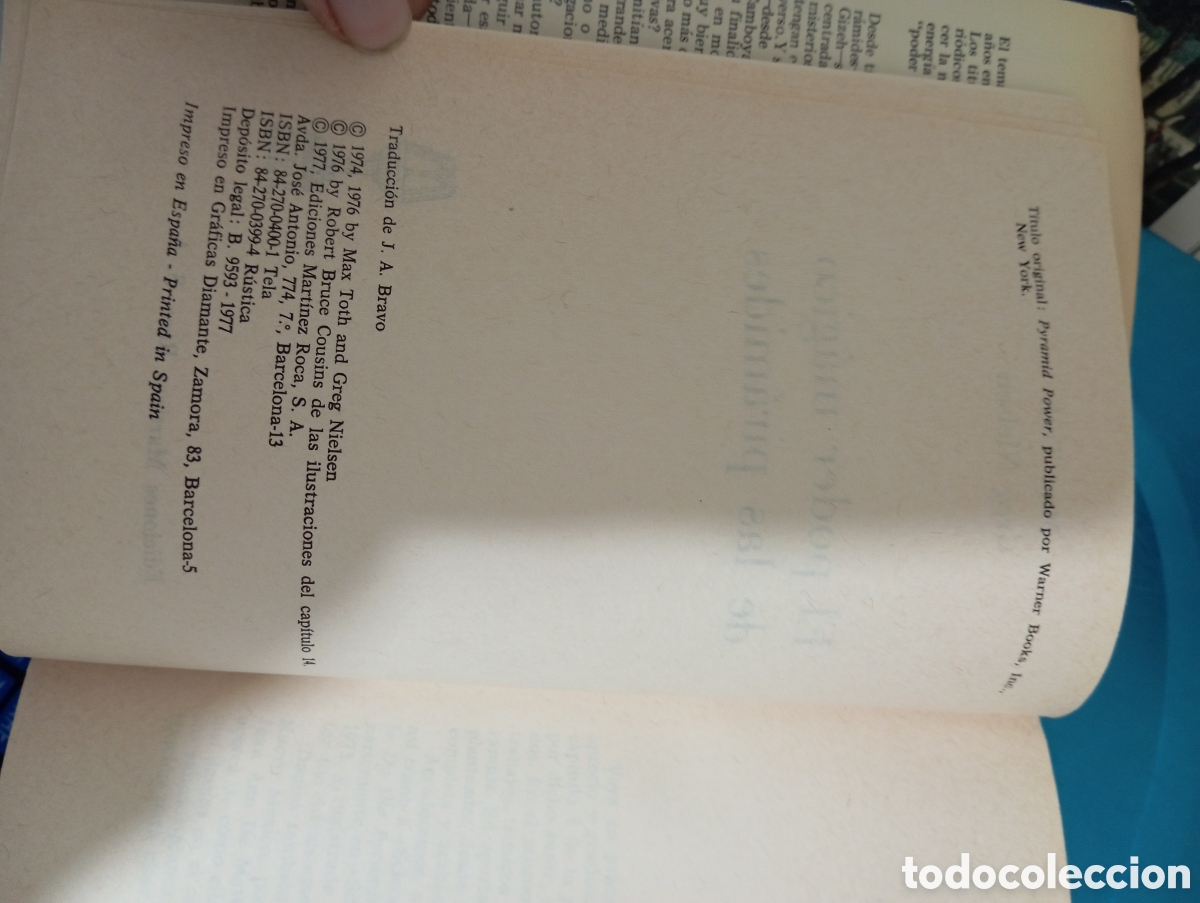 Libros de segunda mano: El poder m&aacute;gico de las pir&aacute;mides. Max toth y greg nielsen - Foto 4