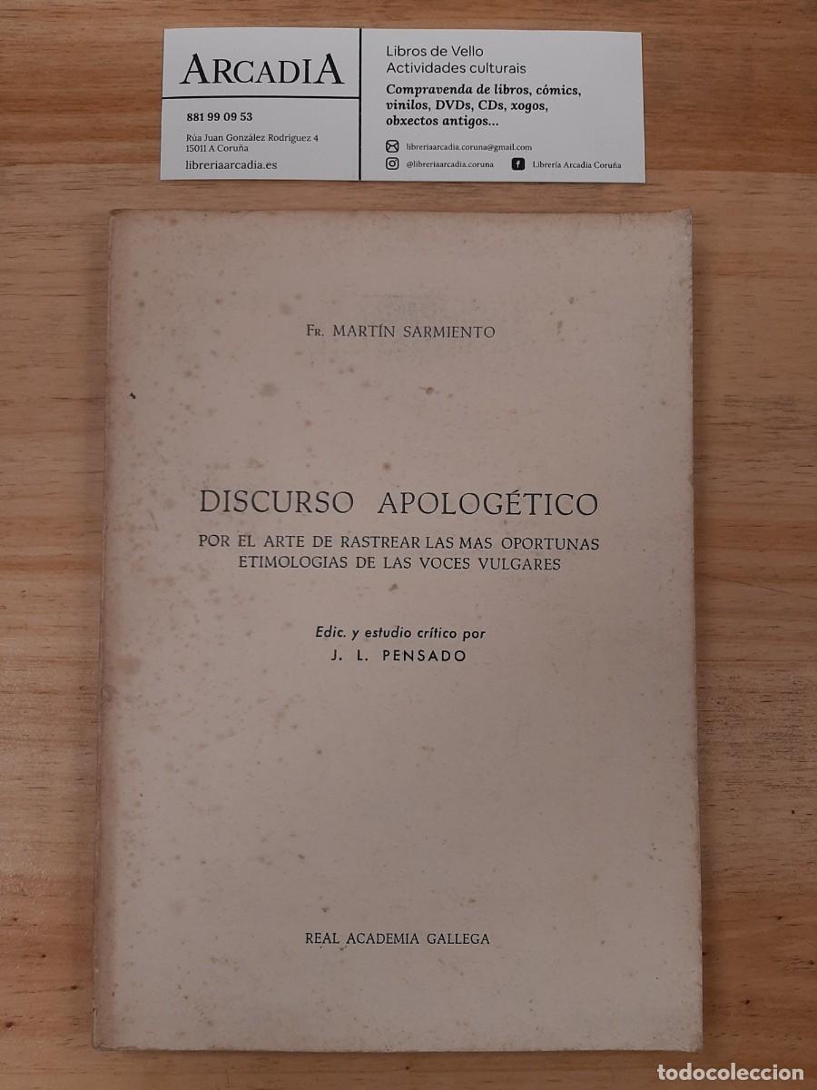 Libri di seconda mano: Discurso apolog&eacute;tico por el arte de rastrear las mas oprtunas etimolog&iacute;as de las voces vulgares